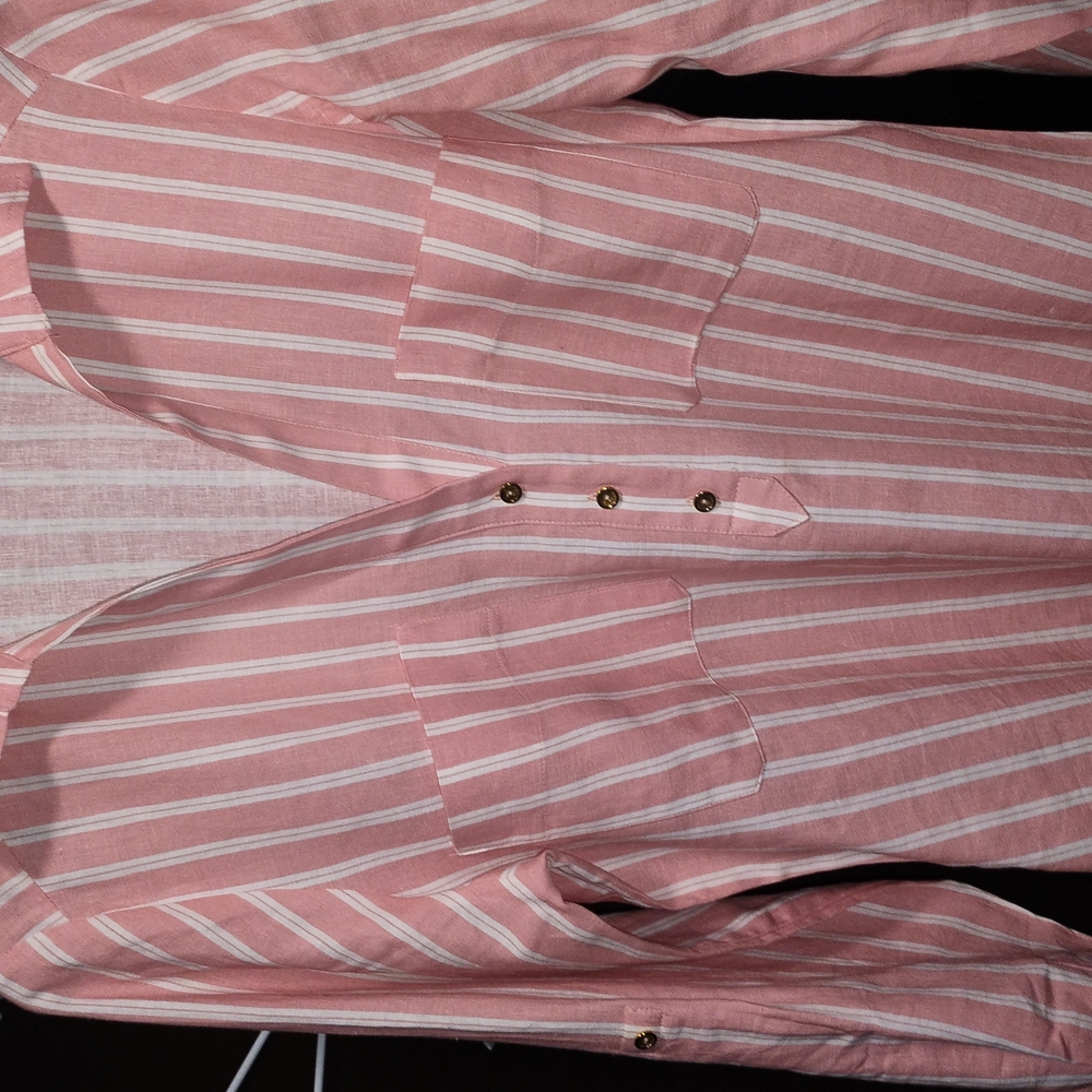Men's Pink Striped Shirt